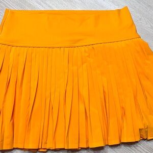 OFFLINE by Aerie Real Me Pleated Skort Mustard Yellow M